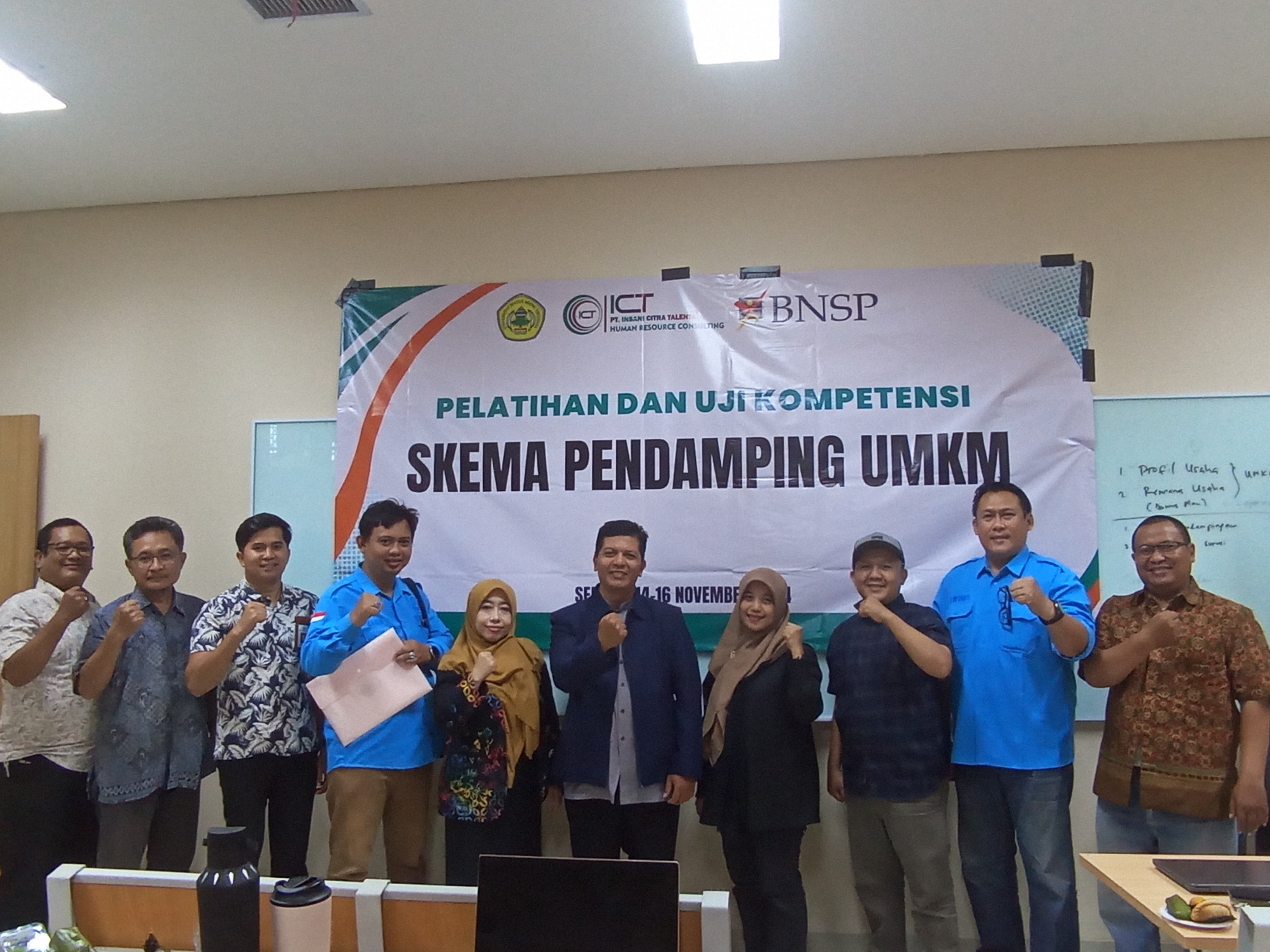 Cetak Tenaga Pendamping UMKM yang Kompeten, PT. Insani Citra Talenta Gelar Pelatihan Bersama Universitas Sultan Ageng Tirtayasa